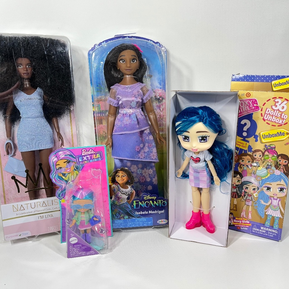 Kids Girls Toys Mixed Bundle Of Dolls Lot Of 4